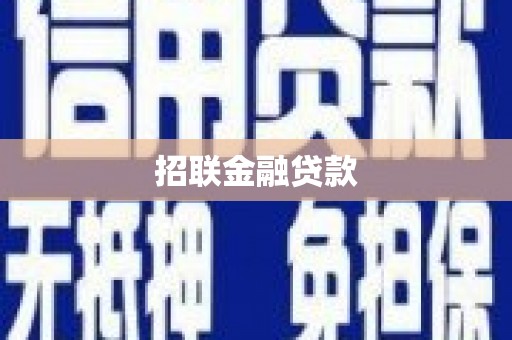 罗定招联金融贷款
