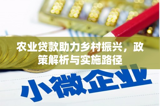宣汉农业贷款助力乡村振兴，政策解析与实施路径