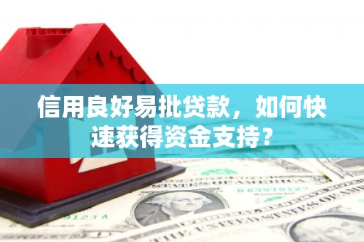 埔里信用良好易批贷款，如何快速获得资金支持？