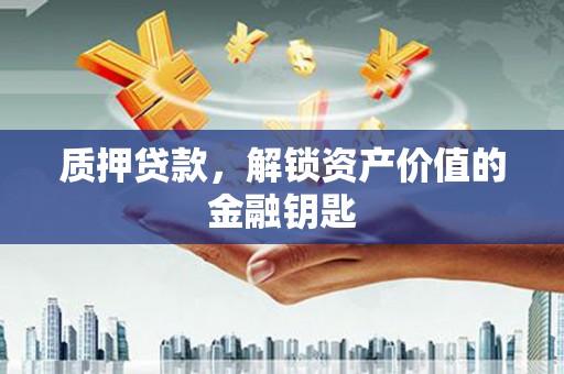 岭东质押贷款，解锁资产价值的金融钥匙