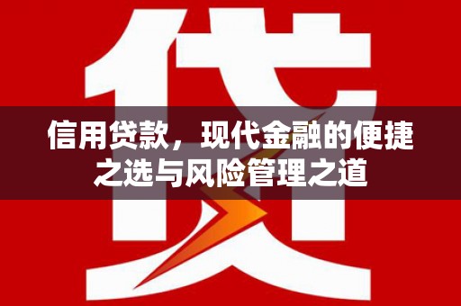 龙游信用贷款，现代金融的便捷之选与风险管理之道