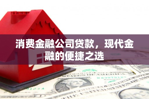 昌都消费金融公司贷款，现代金融的便捷之选