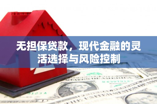 徽州无担保贷款，现代金融的灵活选择与风险控制