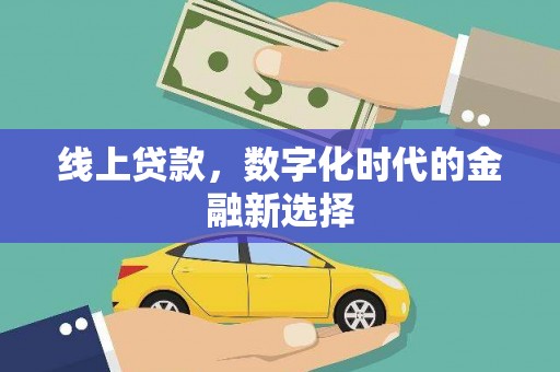 卓尼线上贷款，数字化时代的金融新选择