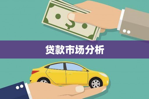 琼结贷款市场分析