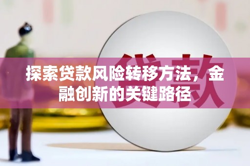 索县探索贷款风险转移方法，金融创新的关键路径