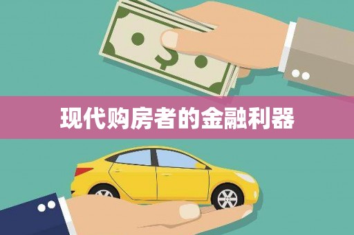 乐东现代购房者的金融利器